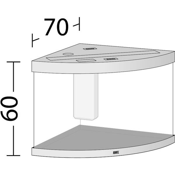 Juwel Trigon 190 LED Light Wood