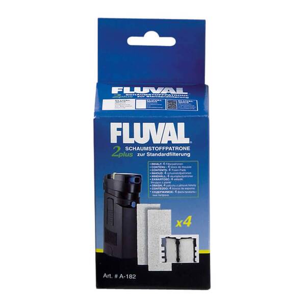Fluval 2Plus Foam Pads 4pcs (A182) Fluval 2Plus Foam Pads 4pcs (A182)