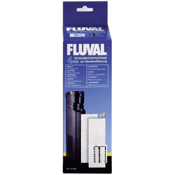 Fluval 4Plus Foam Pads - 4pcs (A186) Fluval 4Plus Foam Pads - 4pcs (A186)