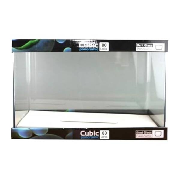 Acquario Cubico Blau Aquaristic 19 Litri - Vetro Piegato, Coperchio Incluso - Foto 4