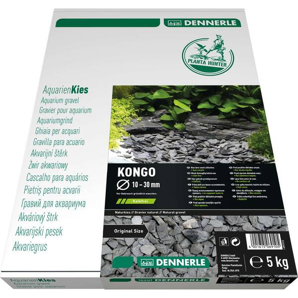 Dennerle Natural Gravel Kongo 10-30 mm, 5kg