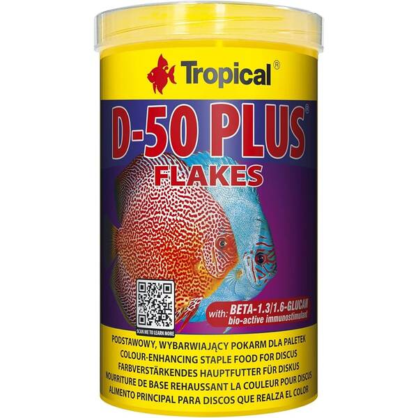 Tropical D-50 Plus Flakes 1000ml