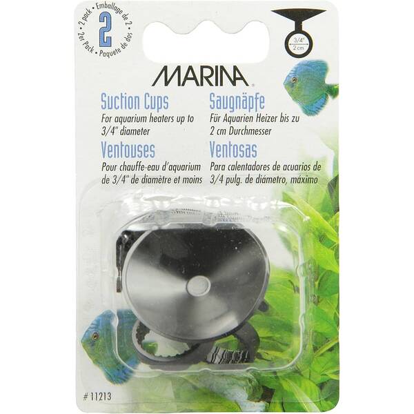 Marina Black Suction Cups - 2pcs