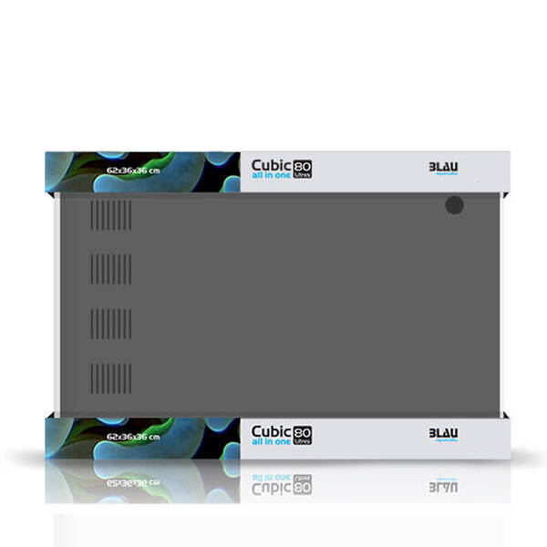 Blau Aquarium All in One 62x36x36 cm 80 LT Marine Black