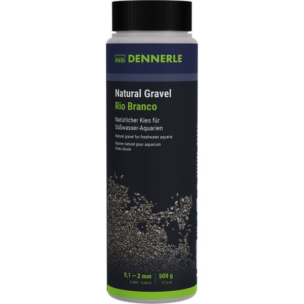 Dennerle Natural Gravel Rio Branco 0,1 - 2 mm, 500gr Dennerle Natural Gravel Rio Branco 0,1 - 2 mm, 500gr