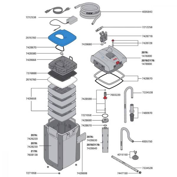 Eheim Professionel 5e 600T (Thermofilter) Eheim Professionel 5e 600T (Thermofilter)