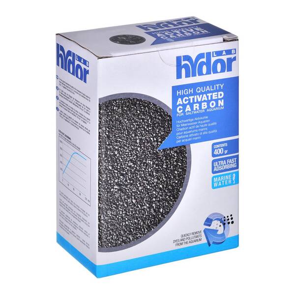 Hydor Activated Carbon For Saltwater Aquarium 400gr Hydor Activated Carbon For Saltwater Aquarium 400gr