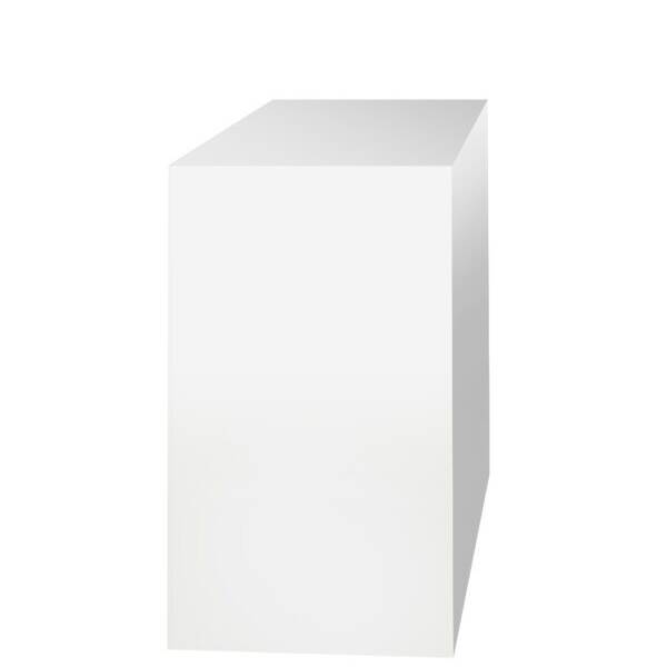 Blau Aquarium Set Cubic Panoramic 45x45x125 cm 91 LT - White