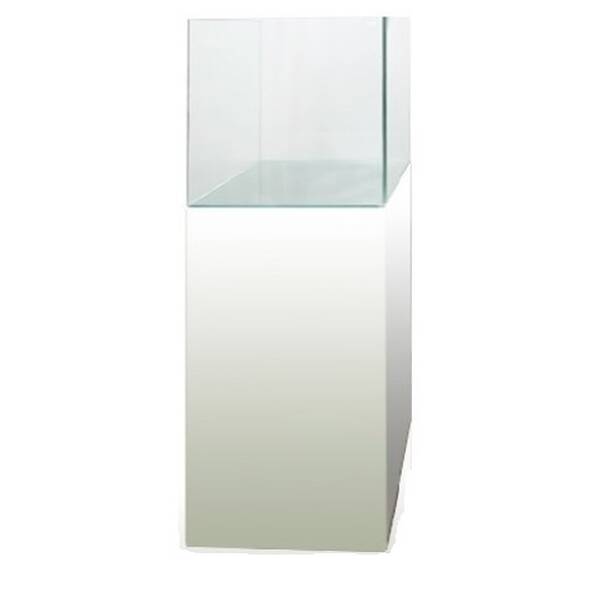 Blau Aquarium Set Cubic Panoramic 45x45x125 cm 91 LT - White