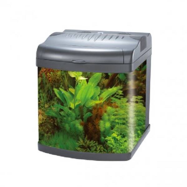 Heto Delux Curved Aquarium Grey (HT-400B) 48 lt