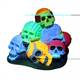 Aqua Della Muertos Skulls Pile Multicolored