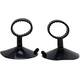 Marina Black Suction Cups - 2pcs