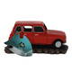 Aqua Della Classic Car French 1 Red 15x7,5x7 cm